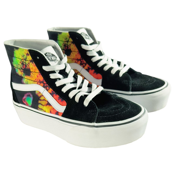 Vans Sk8-Hi Shoes  Men 6.5 / Wmn 8 Black/Multi Paradoxical Tapered Stackform - Picture 7 of 13